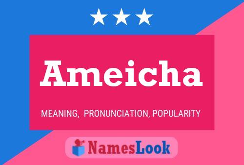 Ameicha Name Poster