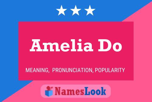 Amelia Do Name Poster