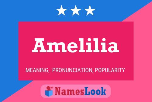 Amelilia Name Poster