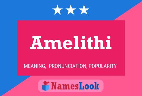 Amelithi Name Poster