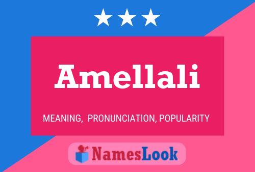 Amellali Name Poster