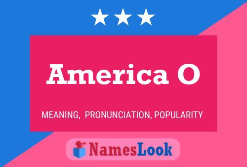 America O Name Poster