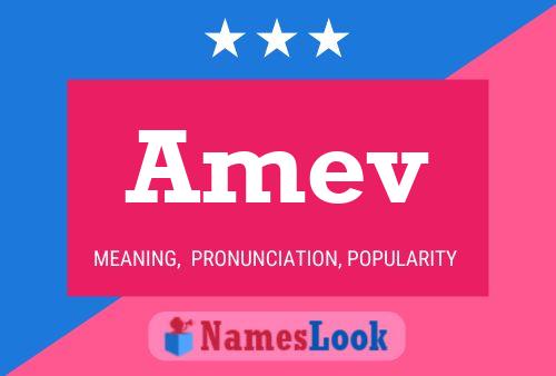 Amev Name Poster