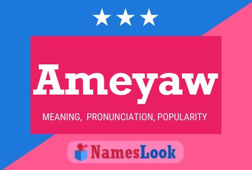 Ameyaw Name Poster