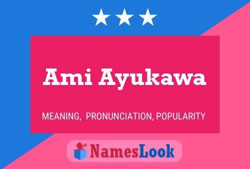 Ami Ayukawa Name Poster