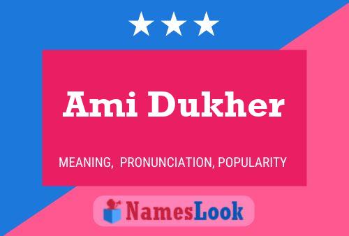 Ami Dukher Name Poster