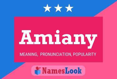 Amiany Name Poster