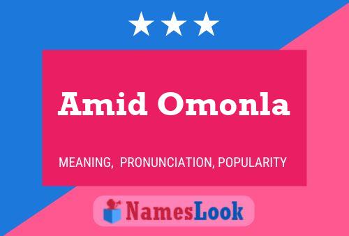 Amid Omonla Name Poster