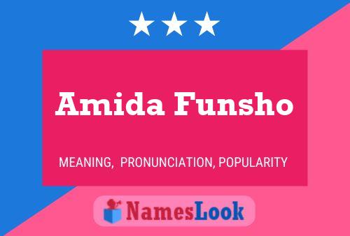 Amida Funsho Name Poster