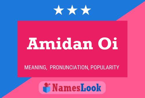 Amidan Oi Name Poster