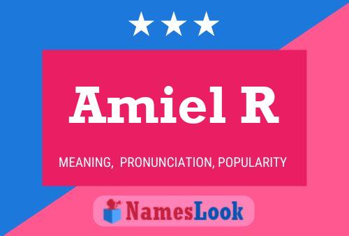 Amiel R Name Poster