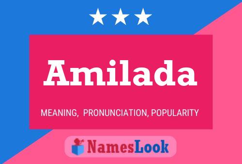 Amilada Name Poster