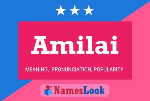 Amilai Name Poster