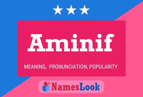 Aminif Name Poster