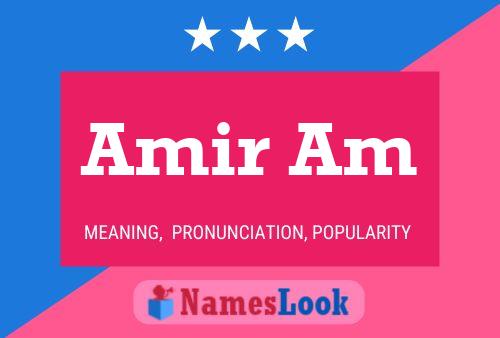 Amir Am Name Poster