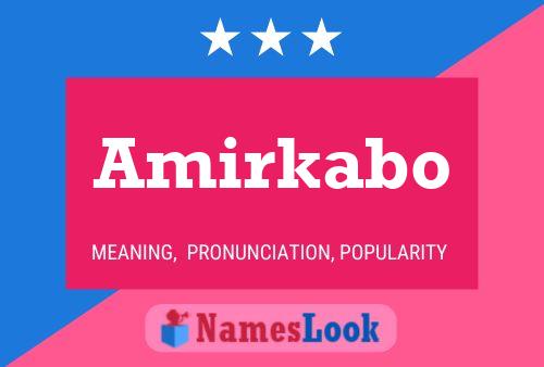 Amirkabo Name Poster