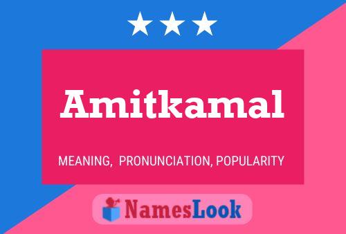 Amitkamal Name Poster