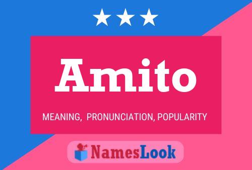 Amito Name Poster