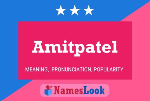 Amitpatel Name Poster