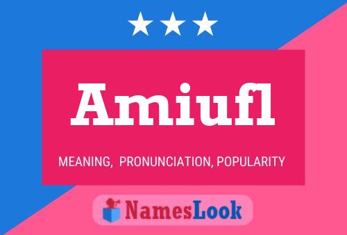 Amiufl Name Poster