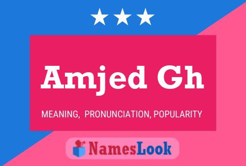 Amjed Gh Name Poster