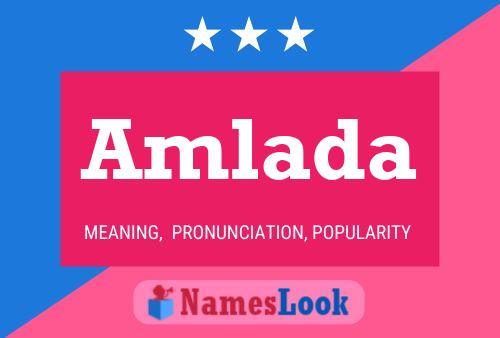 Amlada Name Poster