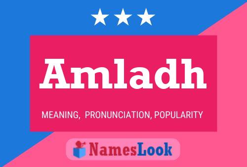 Amladh Name Poster