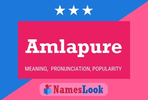 Amlapure Name Poster