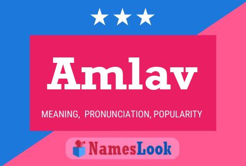 Amlav Name Poster