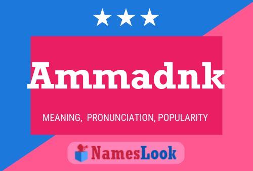 Ammadnk Name Poster