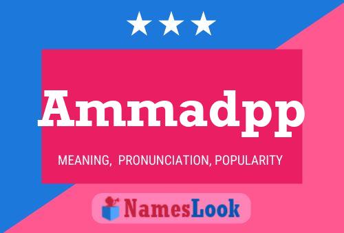 Ammadpp Name Poster