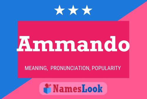 Ammando Name Poster