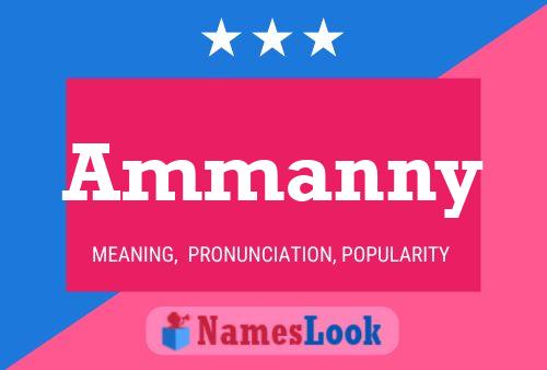 Ammanny Name Poster