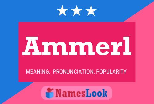 Ammerl Name Poster