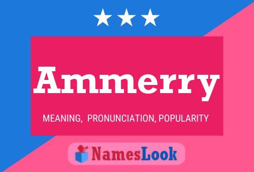 Ammerry Name Poster