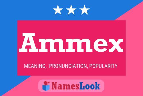 Ammex Name Poster