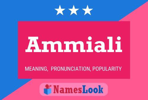 Ammiali Name Poster