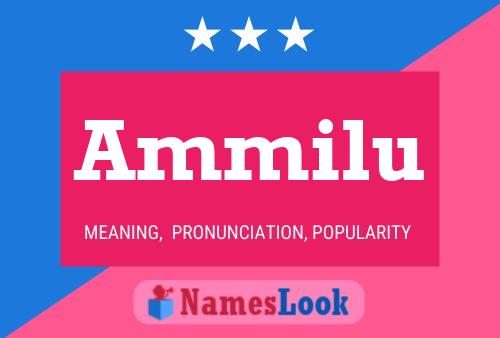 Ammilu Name Poster