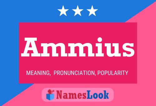 Ammius Name Poster