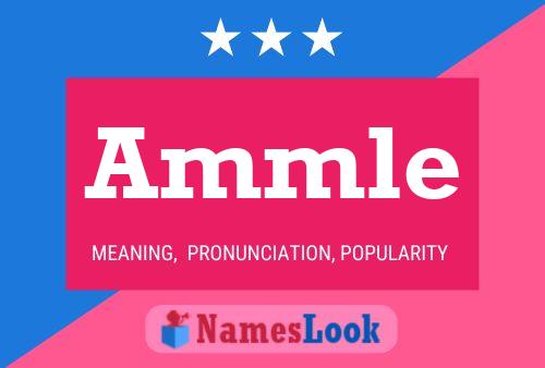 Ammle Name Poster