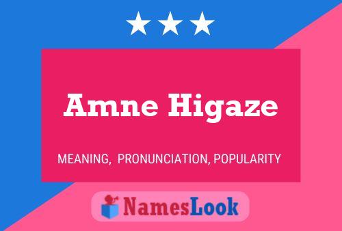 Amne Higaze Name Poster