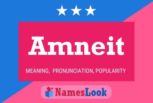 Amneit Name Poster