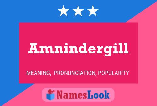 Amnindergill Name Poster