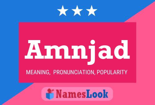 Amnjad Name Poster