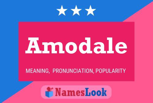 Amodale Name Poster