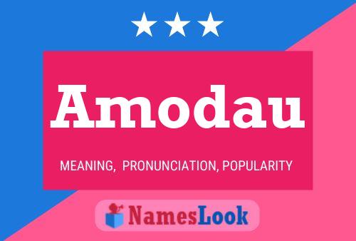 Amodau Name Poster