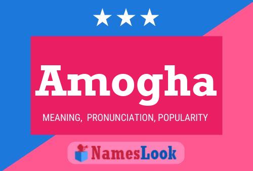 Amogha Name Poster