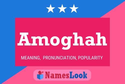 Amoghah Name Poster