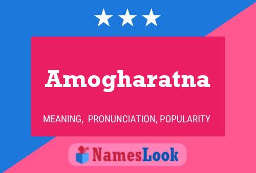 Amogharatna Name Poster