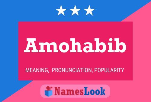 Amohabib Name Poster